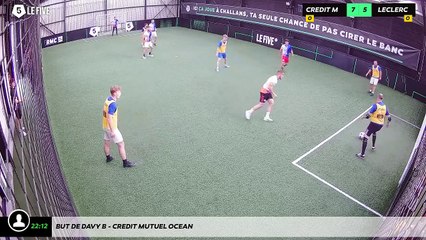 But de Davy B - Credit Mutuel Ocean