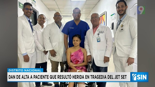 Joven recibe el alta médica tras dos meses hospitalizada por tragedia en Jet Set | Primera Emisión SIN
