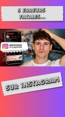 👉 5 erreurs FATALES sur Instagram qui tuent ta portée (tous les débutants le font)