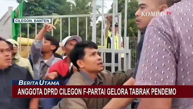 Ketua DPRD Kota Cilegon Respons soal Anggotanya yang Tabrak Pendemo hingga Terjepit di Gerbang