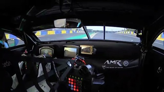 24H Mans 2025 Hyperpole LMGT3 Drudi Onboard Pole Lap