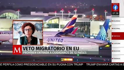 ¿En qué consiste el veto migratorio de EU que restringe la entrada a 12 países?