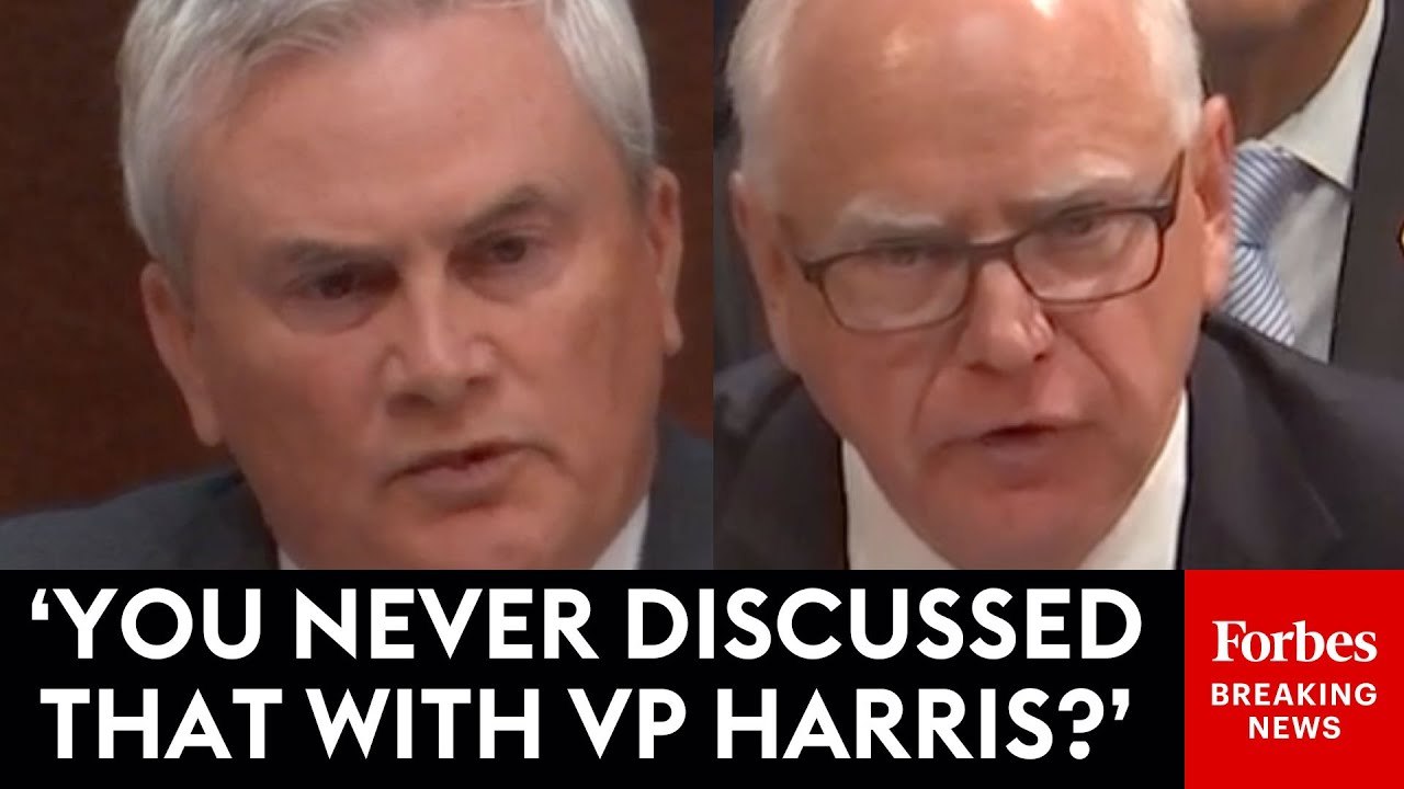 Tim Walz Asked Point Blank If He Ever Discussed Biden 'Cognitive Decline' With Harris By Comer