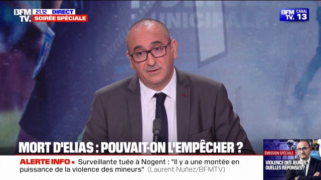 Mort d'Elias: Tout n'a pas été fait correctement , déplore Laurent Nuñez, préfet de police de Paris,