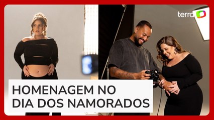 Tati Machado homenageia marido após perder filho: 'Meu chão'