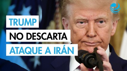 Trump no descarta un ataque de Israel contra Irán: "No quiero decir que sea inminente"