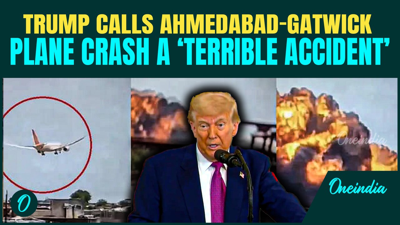 ‘India Plane Crash Terrible…’: Trump Reacts to Tragic Ahmedabad Plane Crash; Offers US Support