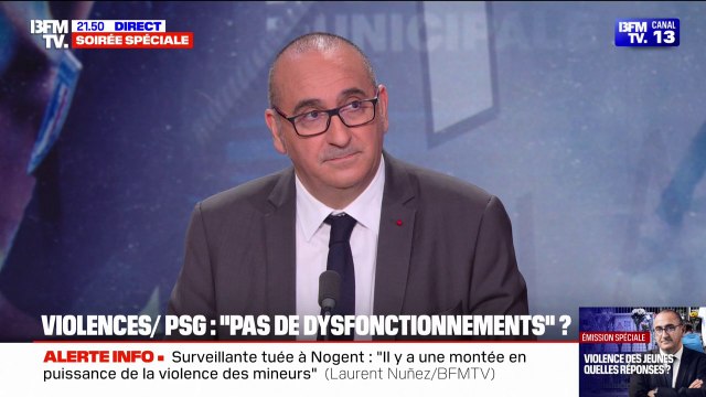 Laurent Nuñez (préfet de police de Paris): L'agglomération parisienne, c'est pas loin d'un quart de la délinquance en France