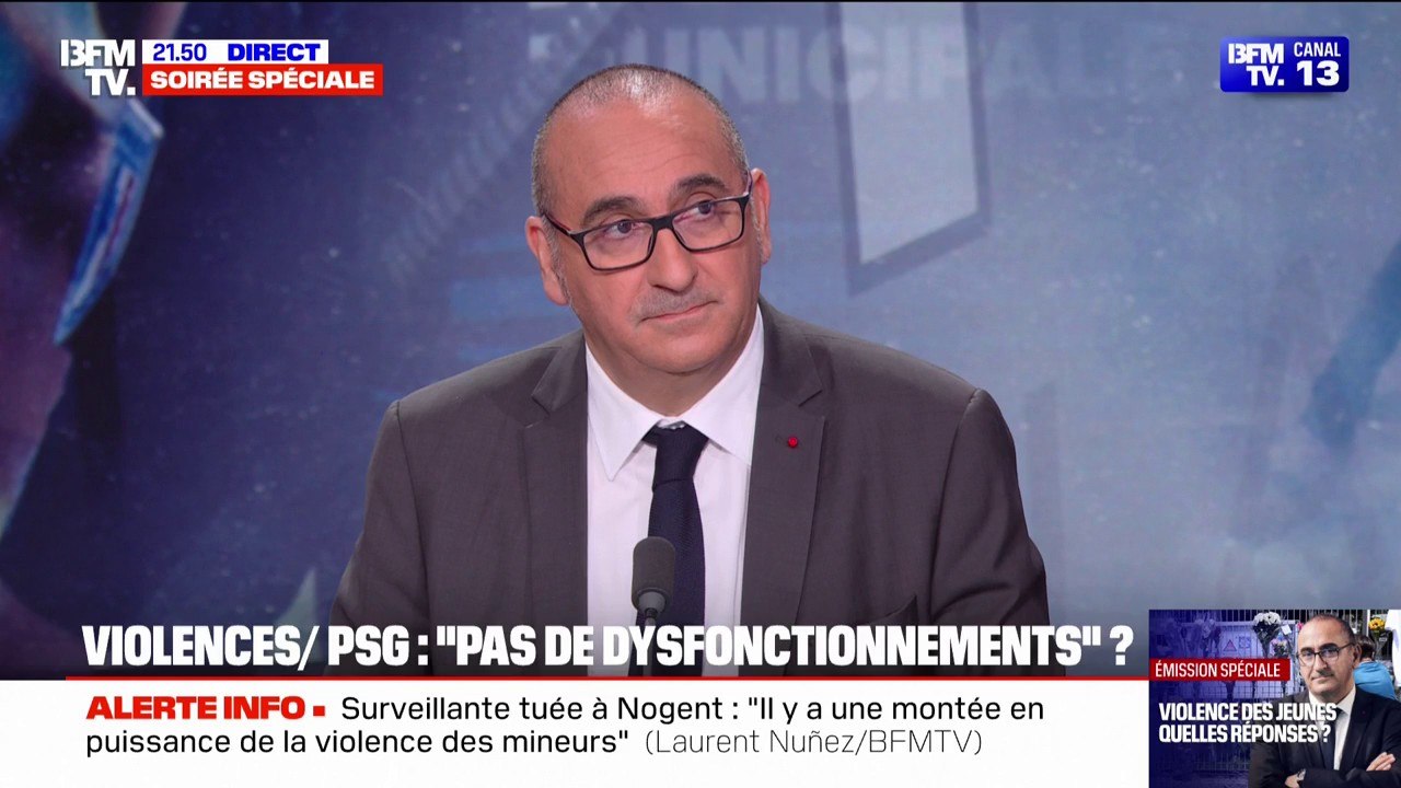Laurent Nuñez (préfet de police de Paris): "L'agglomération parisienne, c'est pas loin d'un quart de la délinquance en France"