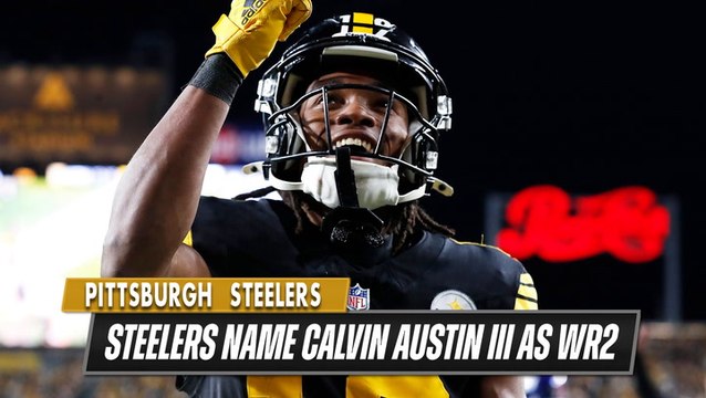 Steelers WR coach Zach Azzanni recently announced the player currently filling the WR2 position