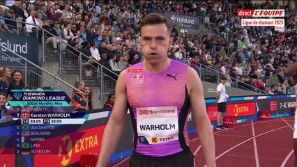 Warholm explose le record du monde du 300m haies (32''67) - Athlé - Ligue de Diamant - Oslo