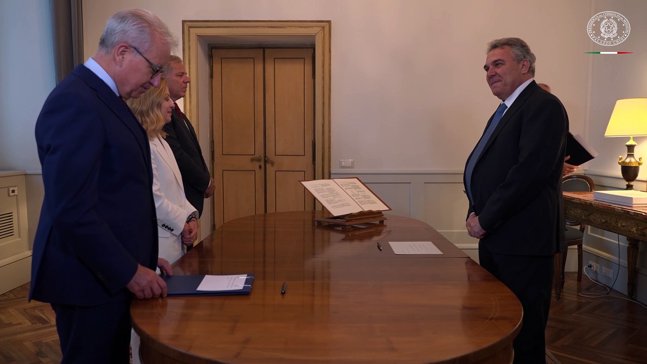 Roma - ​Giuramento del Sottosegretario alla Presidenza del Consiglio, Luigi Sbarra (12.06.25)