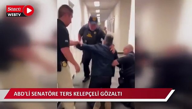 ABD'li senatöre ters kelepçeli gözaltı!