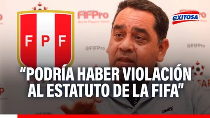 SAFAP sobre pronunciamiento de la FPF: "Podría haber una violación al estatuto de la FIFA"