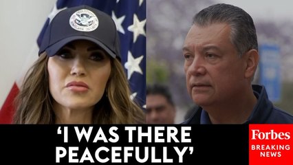 Alex Padilla Speaks Out After Being Removed From Sec. Kristi Noem's Press Briefing
