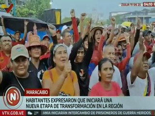 Pueblo zuliano junto al Jefe de Estado acompañaron la juramentación del gob. Luis Caldera