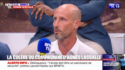 "Une rage d'impuissance": Stéphane Voirin, compagnon d'Agnès Lassalle, professeure d'espagnol, poignardée par un élève en 2023, témoigne sur BFMTV