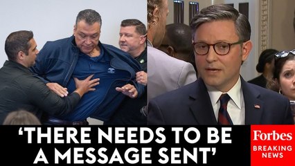 Mike Johnson Calls For The Censure Of Alex Padilla Following Incident With Sec. Kristi Noem