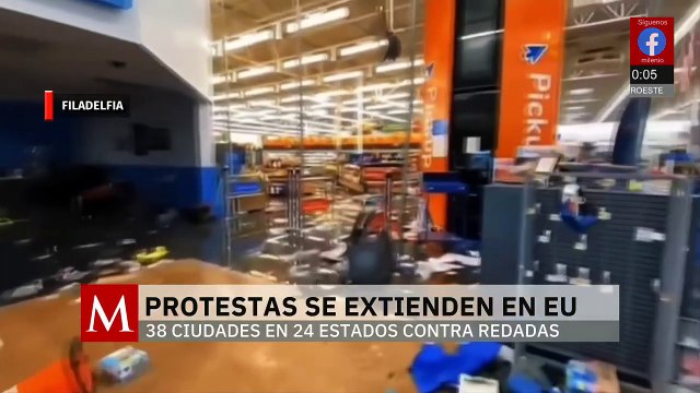 Ya son 38 ciudades de EU con redadas migratorias y protestas