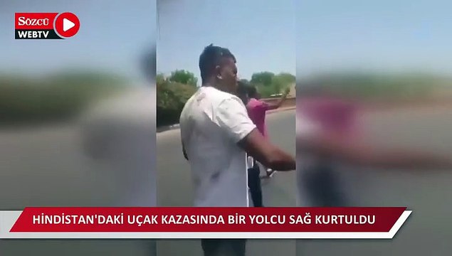 Hindistan'daki uçak kazasında bir yolcu sağ kurtuldu