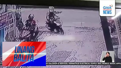Babae, patay matapos pagbabarilin ng riding-in-tandem | Unang Balita