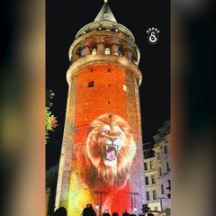 Galatasaray'dan Galata Kulesi'nde şov!