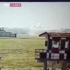 Hindistan'daki uçak kazasının yeni görüntüsü ortaya çıktı.