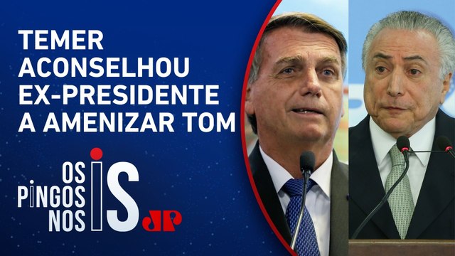 Jair Bolsonaro pediu conselhos de Michel Temer antes de depoimento a Moares no STF