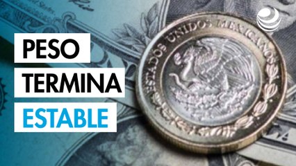 Peso termina estable tras romper la barrera de 19 unidades por dólar