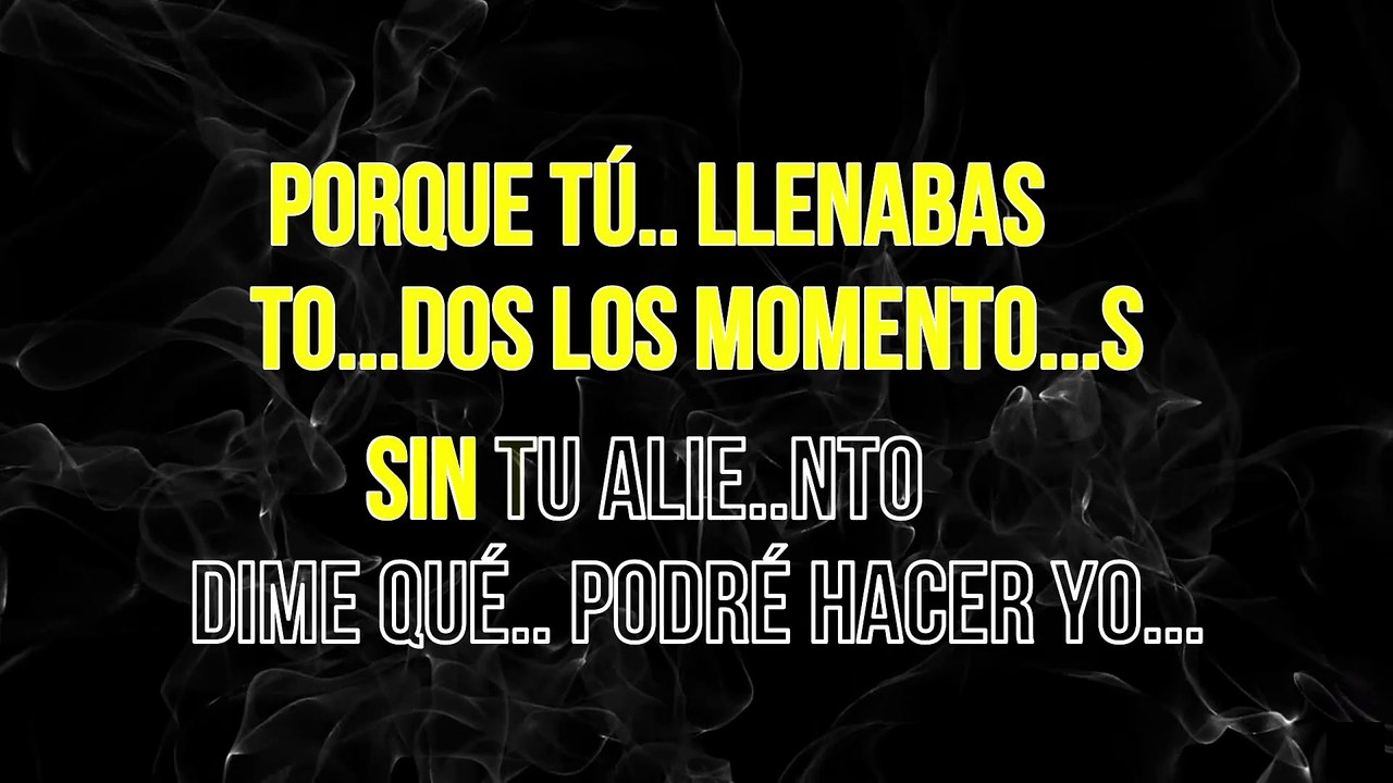 Dyango - A falta de ti (KARAOKE)