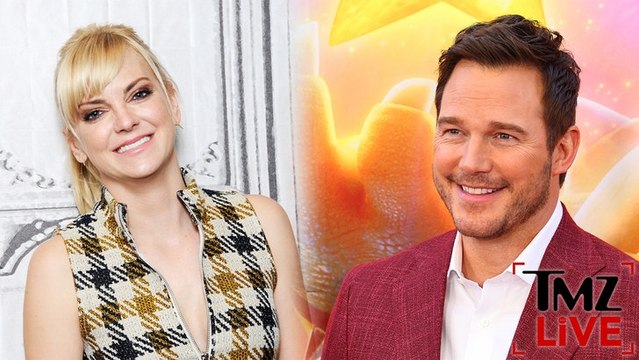 Chris Pratt & Anna Faris Reunite Publicly For First Time Since Finalizing Divorce | TMZ Live