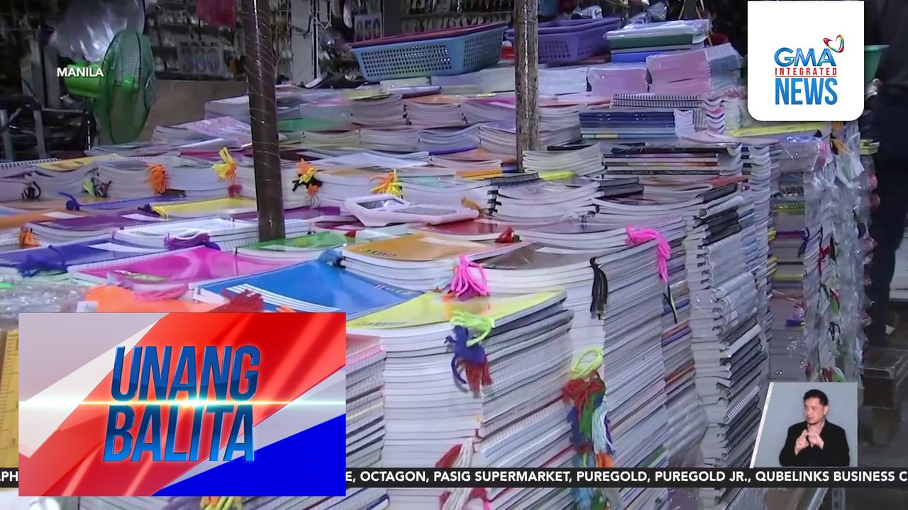 Presyo ng school supplies sa Divisoria, inaasahang 'di na tataas habang papalapit ang pagbubukas ng klase sa Lunes | Unang Balita