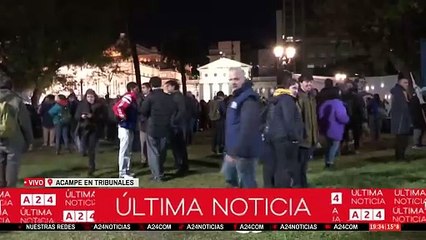 A24.com - 🔴TENSIÓN EN TRIBUNALES： SE ESPERA UN ACAMPE K  🗣️ @edufeiok 👉 Seguí e...