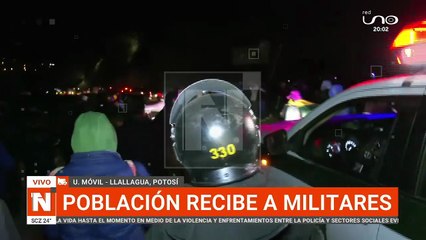 MILITARES LLEGAN A LLALLAGUA