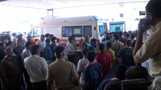 AHMEDABAD AIR INDIA PLANE CRASH TRAGEDY CIVIL HOSPITAL VISIT BY GUJARAT CM BHUPENDRA PATEL