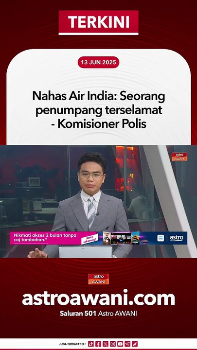 Nahas Air India Seorang penumpang terselamat - Komisioner Polis