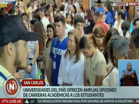 Expoferia Oportunidades de Estudios en Cojedes ofrece 56 carreras an las universidades locales