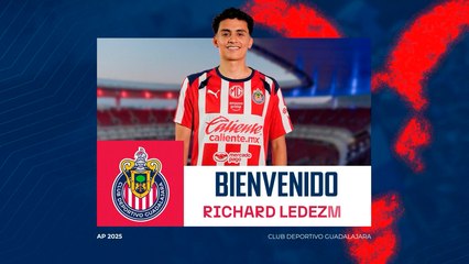 Chivas presenta oficialmente a Richard Ledezma como refuerzo para el Apertura 2025