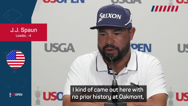 Lack of Oakmont experience may have aided bogey-free first round - Spaun