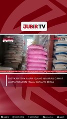 Pastikan Stok Aman Jelang Kemarau, Camat Jampangkulon Tinjau Gudang Beras