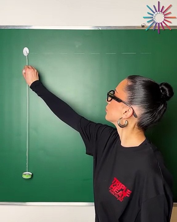 Gravity and chalk doing teamwork 😲✍️