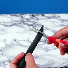 Travel-Size Shampoo Hack with a Straw