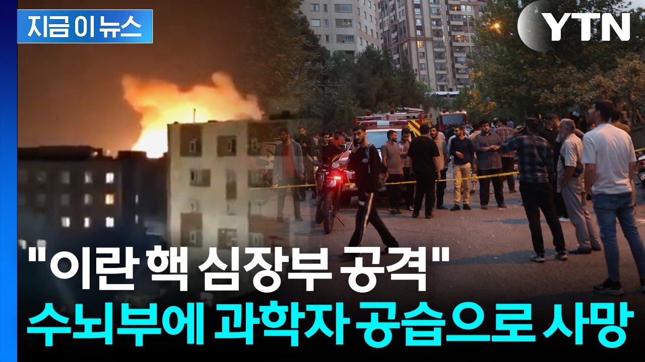 "이란 혁명수비대 간부·핵과학자 2명, 이스라엘 공습에 사망" [지금이뉴스] / YTN