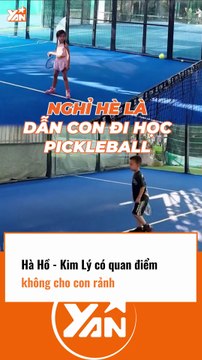 Hà Hồ-Kim Lý chung quan điểm không cho con thời gian rảnh