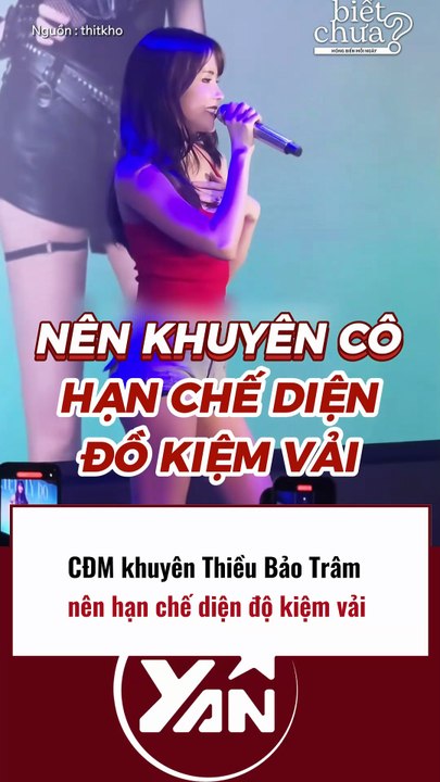 CĐM khuyên Thiều Bảo Trâm hạn chế diện đồ kiệm vải