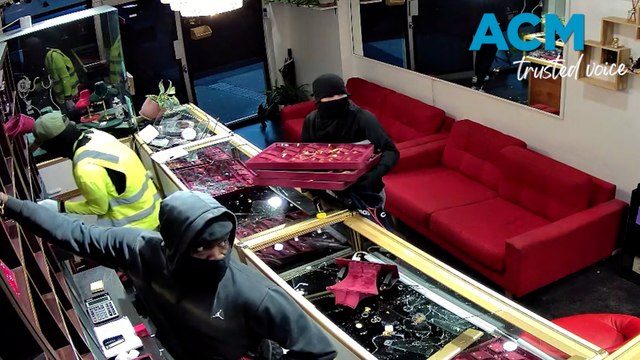 Alleged armed robbers scoop up jewellery at Chermside store