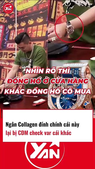 Ngân Collagen đính chính cái này nhưng CĐM liền check var cái khác