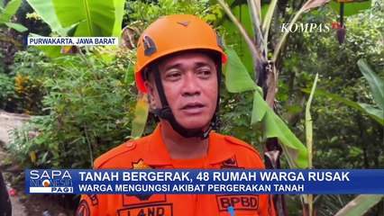Kondisi Pengungsian Warga yang Rumahnya Rusak akibat Pergerakan Tanah di Purwakarta