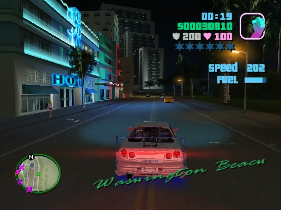 GTA Vice City NFS Underground 2018 (2021 Update) - Nissan Skyline GT-R (R34) | City Drift - 2