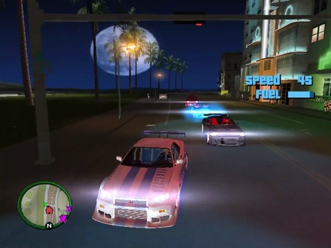 GTA Vice City NFS Underground 2018 (2021 Update) - Nissan Skyline GT-R (R34) | City Drift - 3